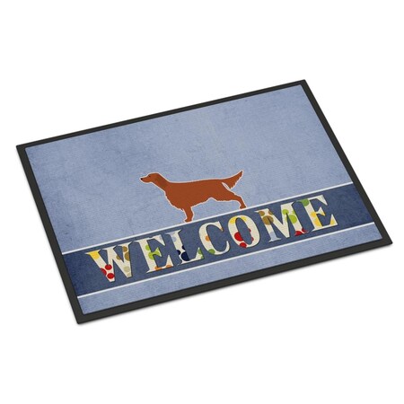 Carolines Treasures 24 x 36 in. Irish Setter Welcome Indoor or Outdoor Mat BB5497JMAT